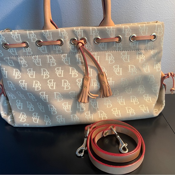 Dooney & Bourke Pristine Leather trim Bag - Picture 9 of 16